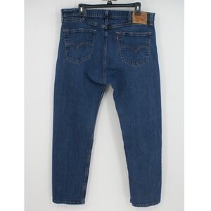 Levis 505 Regular Fit Straight Leg Blue Denim Jeans W40 L30 Medium Wash